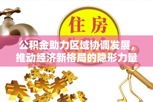 博野公积金助力区域协调发展，推动经济新格局的隐形力量