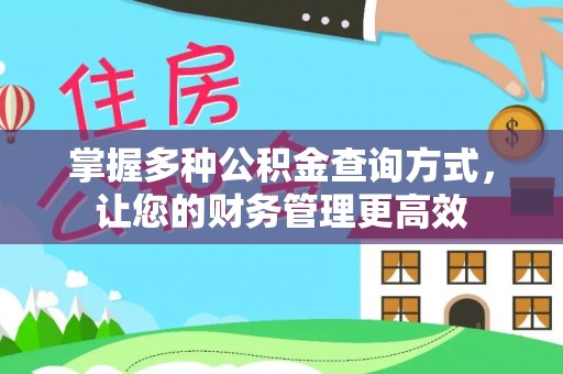 博野掌握多种公积金查询方式，让您的财务管理更高效