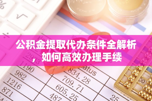 博野公积金提取代办条件全解析，如何高效办理手续