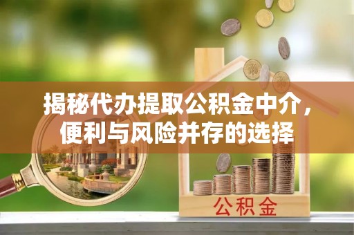 博野揭秘代办提取公积金中介，便利与风险并存的选择