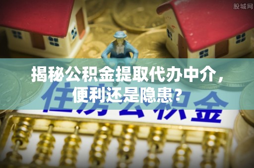 博野揭秘公积金提取代办中介，便利还是隐患？