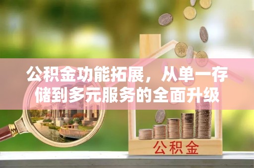 博野公积金功能拓展，从单一存储到多元服务的全面升级