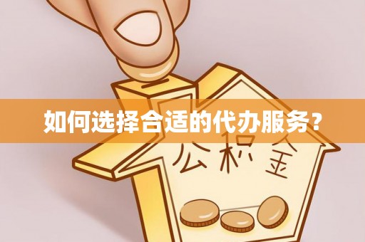 博野如何选择合适的代办服务？