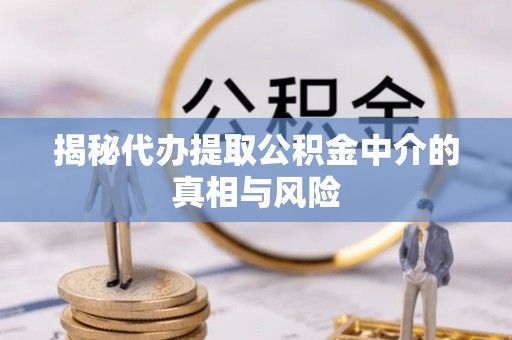 博野揭秘代办提取公积金中介的真相与风险