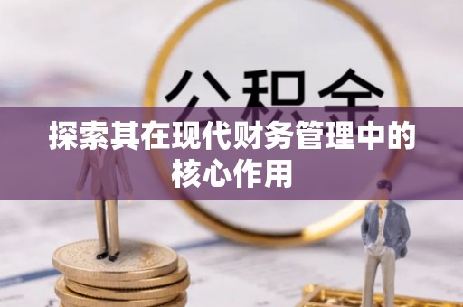 博野探索其在现代财务管理中的核心作用