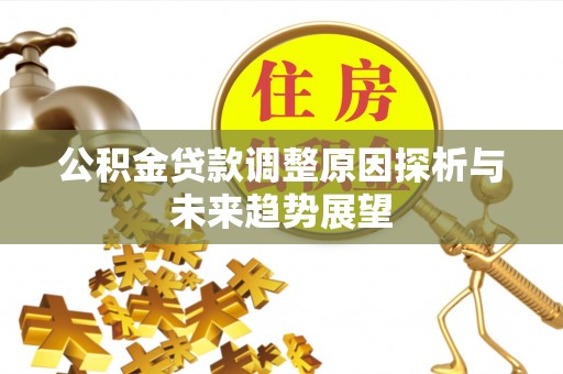 博野公积金贷款调整原因探析与未来趋势展望