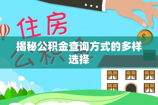 博野揭秘公积金查询方式的多样选择