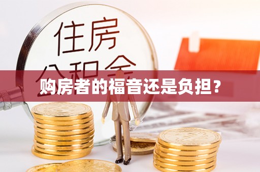 博野购房者的福音还是负担？