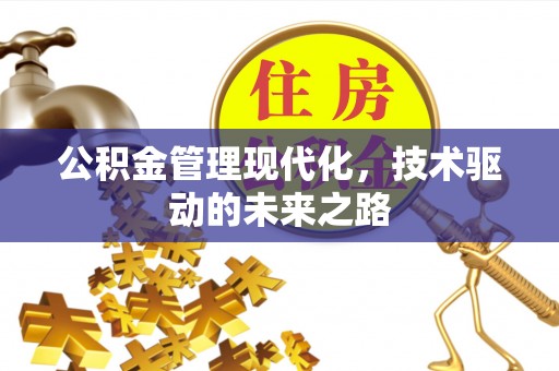 博野公积金管理现代化，技术驱动的未来之路
